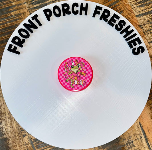 Time To Dissociate Small Round (Blueberry Cheesecake)