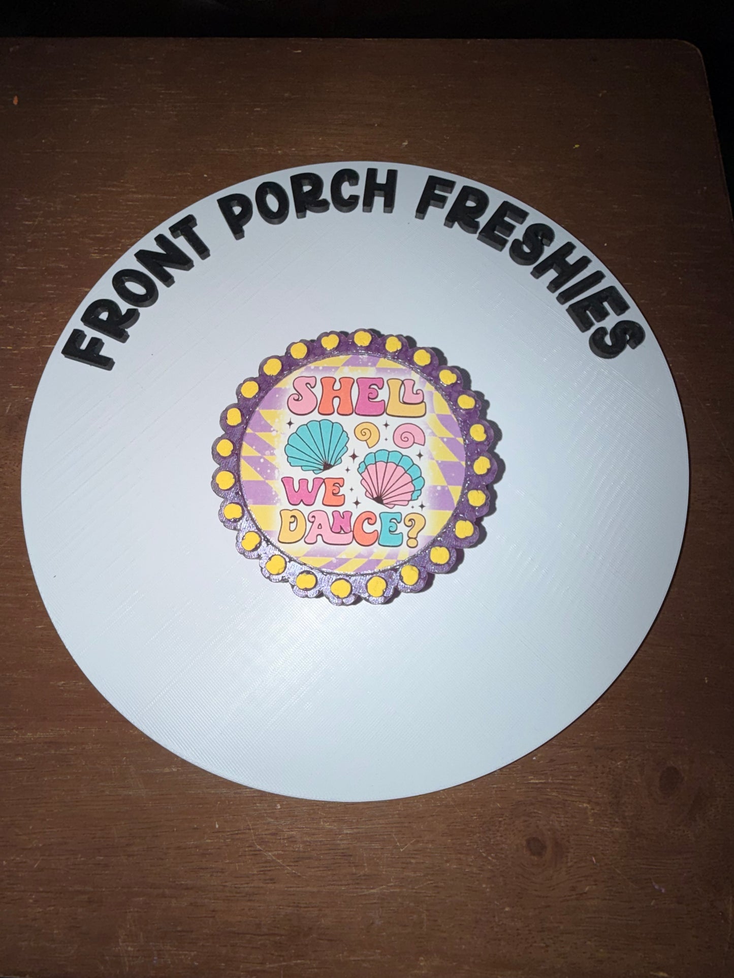 Shell Yea Dotted Frame (Pink Sands)